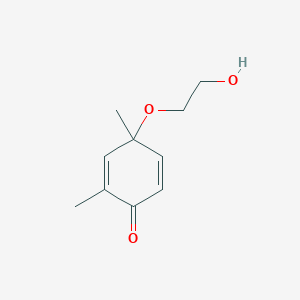 4-(2-Hydroxyethoxy)-2,4-dimethylcyclohexa-2,5-dien-1-one - 941282-92-4