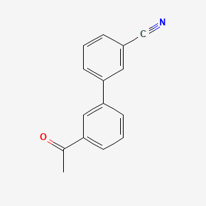 3-(3-Acetylphenyl)benzonitrile - 893734-99-1