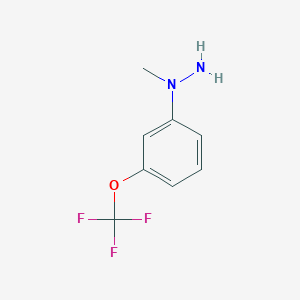 1-Methyl-1-[3-(trifluoromethoxy)phenyl]hydrazine - 935455-30-4
