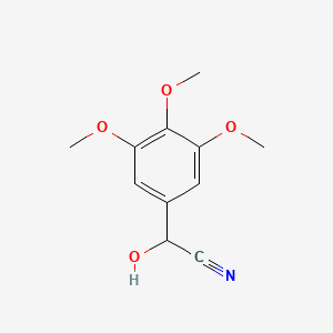 (3,4,5-Trimethoxyphenyl)glycolonitrile - 91134-18-8