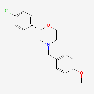 (2S)-2-(4-Chlorophenyl)-4-[(4-methoxyphenyl)methyl]morpholine - 920798-72-7