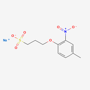 Sodium 3-(4-methyl-2-nitrophenoxy)propanesulphonate - 79817-52-0