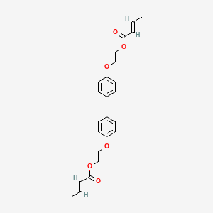 (E)-(1-Methylethylidene)bis(4,1-phenyleneoxy-2,1-ethanediyl) crotonate - 93918-95-7