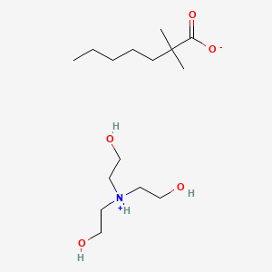 Tris(2-hydroxyethyl)ammonium dimethylheptanoate - 97259-94-4