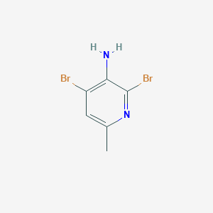 2,4-Dibromo-6-methylpyridin-3-amine - 706789-26-6