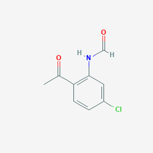 n-(2-Acetyl-5-chlorophenyl)formamide - 6938-28-9