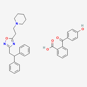 Prenoxdiazine hibenzate - 37671-82-2
