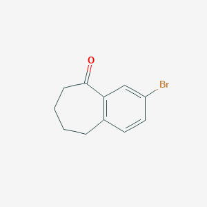 3-Bromo-6,7,8,9-tetrahydro-5H-benzo[7]annulen-5-one - 87779-78-0