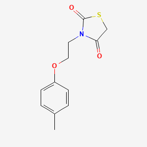 3-[2-(4-Methylphenoxy)ethyl]-1,3-thiazolidine-2,4-dione - 