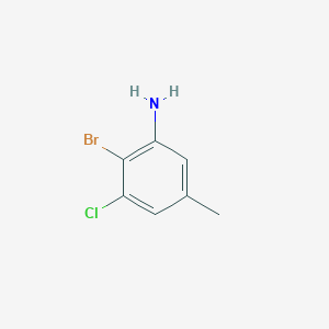 2-Bromo-3-chloro-5-methylaniline - 