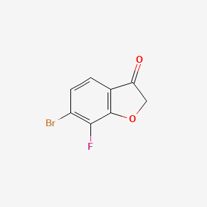 6-Bromo-7-fluorobenzo[b]furan-3(2H)-one - 