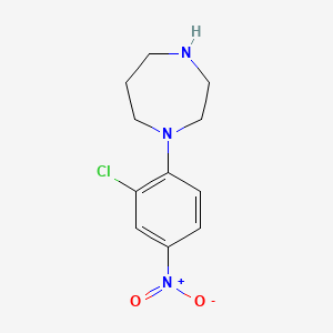1-(2-Chloro-4-nitrophenyl)-1,4-diazepane - 