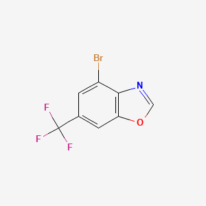 4-Bromo-6-(trifluoromethyl)-1,3-benzoxazole - 