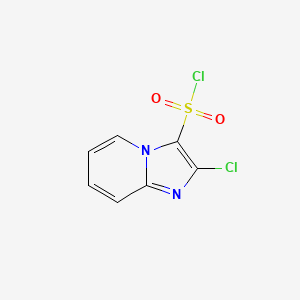 2-Chloroimidazo[1,2-a]pyridine-3-sulfonyl chloride - 112566-18-4