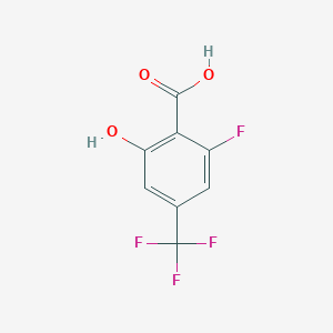 2-Fluoro-6-hydroxy-4-(trifluoromethyl)benzoic acid - 
