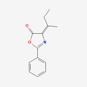 4-(Butan-2-ylidene)-2-phenyloxazol-5(4H)-one - 