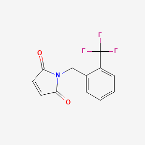 1-{[2-(Trifluoromethyl)phenyl]methyl}-1H-pyrrole-2,5-dione - 140481-00-1