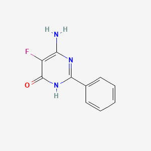 6-Amino-5-fluoro-2-phenylpyrimidin-4(1H)-one - 116092-11-6