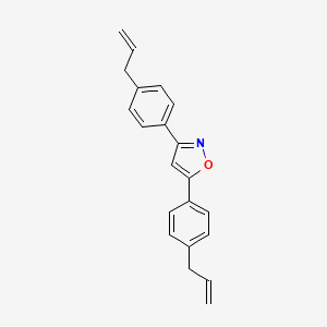 3,5-Bis[4-(prop-2-en-1-yl)phenyl]-1,2-oxazole - 201487-42-5
