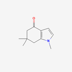 1,6,6-Trimethyl-5,7-dihydroindol-4-one - 20955-76-4