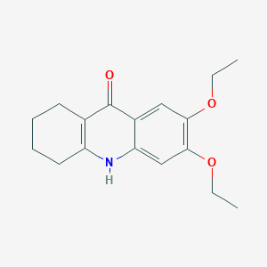 6,7-Diethoxy-1,3,4,10-tetrahydroacridin-9(2H)-one - 914930-96-4