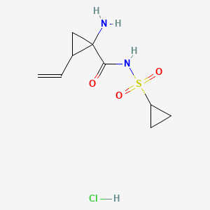 1-Amino-N-(cyclopropylsulfonyl)-2-vinylcyclopropane-1-carboxamide hydrochloride - 