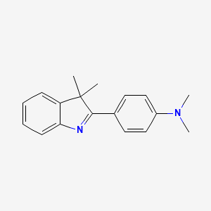 4-(3,3-Dimethyl-3H-indol-2-yl)-N,N-dimethylaniline - 4203-57-0