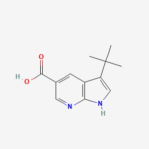 3-(tert-Butyl)-1H-pyrrolo[2,3-b]pyridine-5-carboxylic acid - 