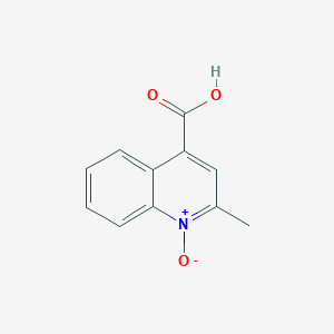 4-Carboxy-2-methylquinoline 1-oxide - 62542-43-2