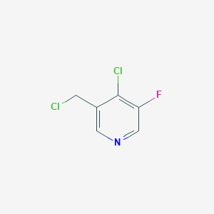 4-Chloro-3-(chloromethyl)-5-fluoropyridine - 