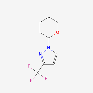 1-(tetrahydro-2H-pyran-2-yl)-3-(trifluoromethyl)-1H-pyrazole - 