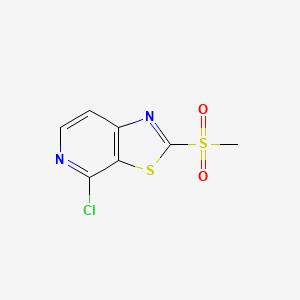 4-Chloro-2-(methylsulfonyl)thiazolo[5,4-C]pyridine - 1398511-49-3