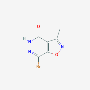 7-Bromo-3-methylisoxazolo[4,5-d]pyridazin-4(5H)-one - 