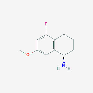 (S)-5-Fluoro-7-methoxy-1,2,3,4-tetrahydronaphthalen-1-amine - 