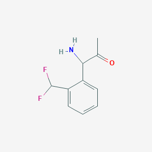 1-Amino-1-[2-(difluoromethyl)phenyl]acetone - 