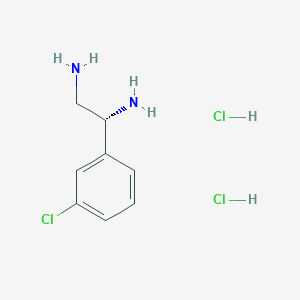 (1R)-1-(3-Chlorophenyl)ethane-1,2-diamine 2hcl - 