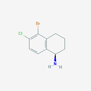 (R)-5-Bromo-6-chloro-1,2,3,4-tetrahydronaphthalen-1-amine - 