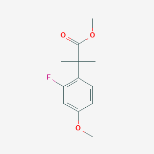 Methyl 2-(2-fluoro-4-methoxyphenyl)-2-methylpropanoate - 