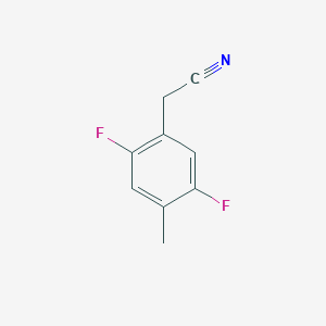 2-(2,5-Difluoro-4-methylphenyl)acetonitrile - 