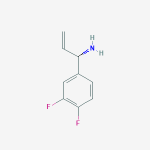 (1S)-1-(3,4-Difluorophenyl)prop-2-enylamine - 