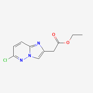 Ethyl 2-(6-chloroimidazo[1,2-b]pyridazin-2-yl)acetate - 64067-98-7