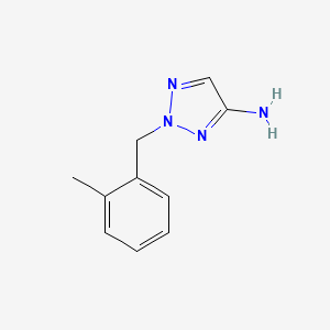 2-[(2-Methylphenyl)methyl]-2H-1,2,3-triazol-4-amine - 