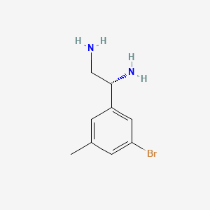 (1R)-1-(3-Bromo-5-methylphenyl)ethane-1,2-diamine - 