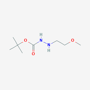 tert-Butyl 2-(2-methoxyethyl)hydrazinecarboxylate - 