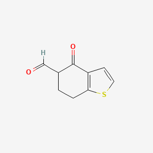 4-Oxo-4,5,6,7-tetrahydro-1-benzothiophene-5-carbaldehyde - 