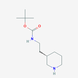 Tert-butyl N-{2-[(3S)-piperidin-3-YL]ethyl}carbamate - 