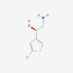 (1R)-2-Amino-1-(5-chlorothiophen-3-yl)ethan-1-ol - 
