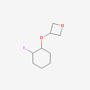 3-[(2-Iodocyclohexyl)oxy]oxetane - 