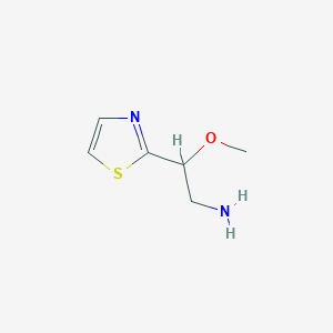 2-Methoxy-2-(1,3-thiazol-2-yl)ethan-1-amine - 