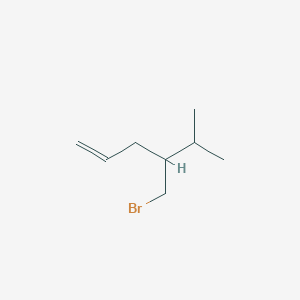 4-(Bromomethyl)-5-methylhex-1-ene - 